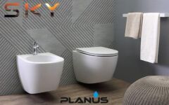 Sky 24V Beyaz Taş Tuvalet