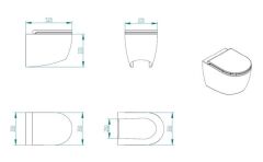 Sky 24V Beyaz Taş Tuvalet