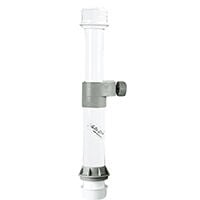 Table Pedestal Telesc. Alum. Ø60x 380-600mm, White