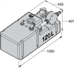 Vetus pis su tankı sistemi