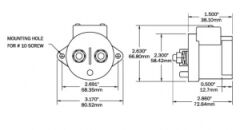 Blue Sea Systems L serisi Solenoid switch