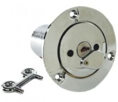 Su dolum ağzı. Kilitli.