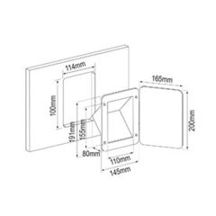 Nuova Rade Dolum Ağızları için Plastik Kapaklı Yuva