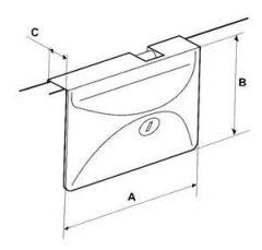 Mobella sürgü kapı kilidi