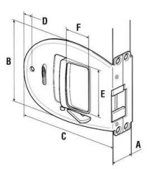 Mobella sürgü kapı kilidi