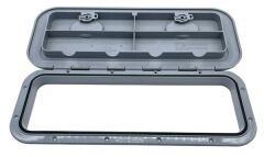 Su Geçirmez Gömme Kapak 243X607mm, Gri