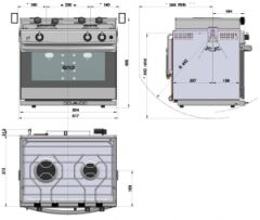 Eno Grand Large 2 çift ocaklı fırın