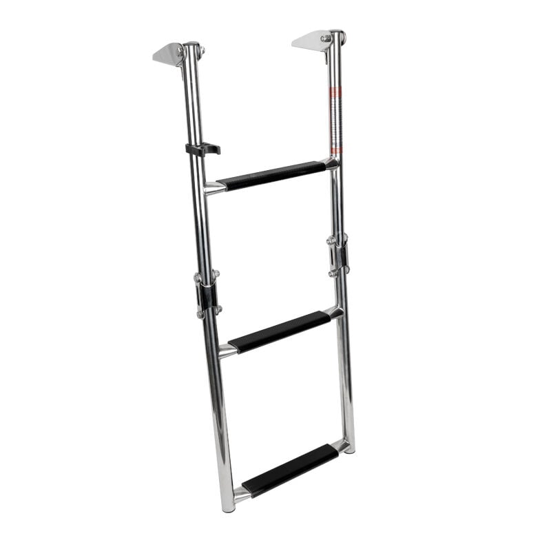 Platformlu Merdiven, 2+2 basamak, Inox 316, ø22mm, 276x740mm