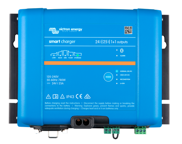 SMART IP43 CHARGER 24V/25A(1+1) 120/240V