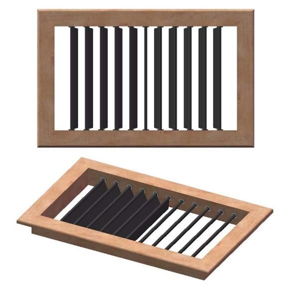 Hava çıkış ızgarası. Maun iki yönlü 102X102mm