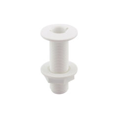Thru-Hull Fitting 1/2'', L.74mm, White