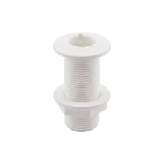 Thru-Hull Fitting 1'', L.87mm, White