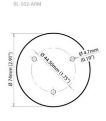 Scanstrut RL-502-ARM Rokk Montaj Plakası