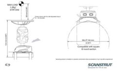 ROKK MINI RLS-403 KABLOBAĞI İLE MONTAJ BRAKETİ