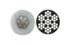 PASLANMAZ ÇELİK İZOLELİ HALAT, 4x8MM, 7x7, AISI316