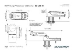 Scanstrut Rokk Çiftli Usb Soketi