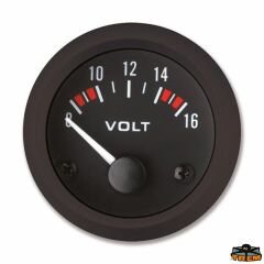 TREM ECO LINE VOLTMETRE.SİYAH.12V.Ø52MM