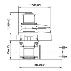 BADA C912C TAMBURLU IRGAT, 12V - 900W, 6MM