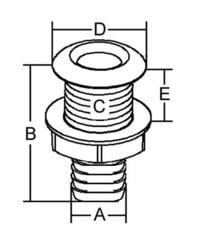 Egzoz çıkışı B 146 C 88MM D118MM