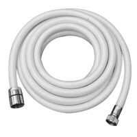 Shower Hose Braid, 3m, 1/2''-3/8'' threads, Ø13mm, White