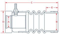 PSS Şaft keçesi - 40mmx2.3/4''