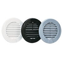 Ventilation Shaft Grilles Cover, Ø76mm, Black