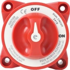 EGIS e-Serisi Akü Şalteri 350A On/Off, Çift Devre