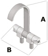Döner başlıklı musluk