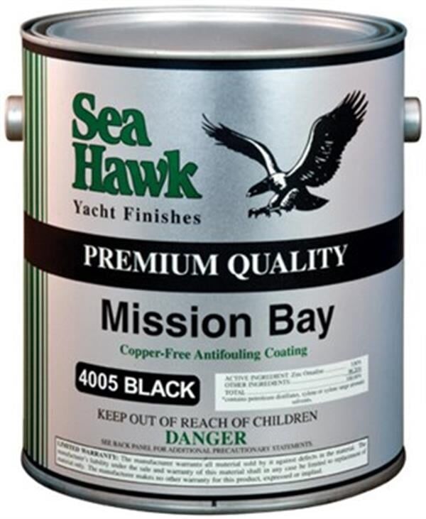 SeaHawk Mission Bay Yumuşak Zehirli Boya 3.78 L Beyaz