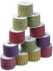 Polyester halat, çok renkli 2mm x 20m