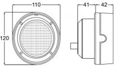 Hella Marine Gömme güverte aydınlatma lambası