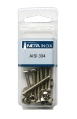 Mercimek başlı yıldız civata, somun, pul