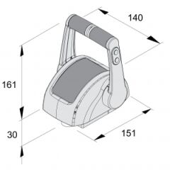 Vetus EC04 Elektronik Kumanda Kolu