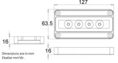 Lumitec Nevis LT yüksek güçlü makine dairesi aydınlatma lambası
