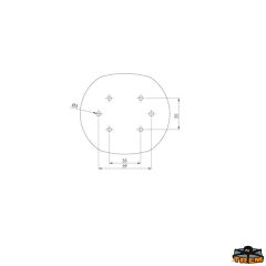 Trem Baş İskele/Sancak Seyir Feneri 12V Beyaz