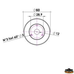 Çıpa feneri 360° 12V Kırmızı