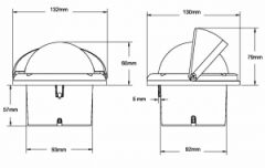 Ritchie Helmsman HF-743 gömme pusula