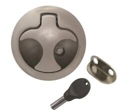 Paslanmaz Çelik Gömme kulp 61mm Kilitli