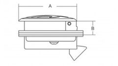 Paslanmaz Çelik Gömme kulp 61mm Kilitli
