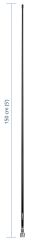 Scout Quick 2 Vhf Anteni Fiberglass 1.5 Metre Siyah