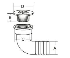 Su gideri 25MM İKİ PARÇALI