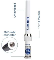 Scout -Quick 1- Vhf Anteni, Fiberglass 1 Mt
