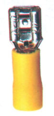 Soket Çift Kıvrımlı,Sarı 2,5-6Mm2(25Adet)