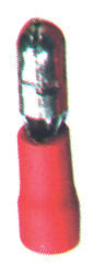 Çıt Çıt Fiş Erkek,Kırmızı 0,25-1,15 Mm2(50 Adet)