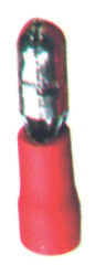 Çıt Çıt Fiş Erkek,Kırmızı 0,25-1,15 Mm2(50 Adet)