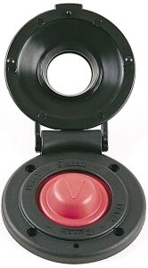 Güverte ayak şalteri. Siyah