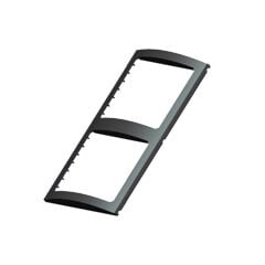 Kontrol Paneli Çerçevesi, Çiftli, L 18.5 Cm W 10Cm,Siyah
