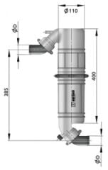 Vetus Muffler/Goose Neck