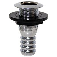 Kanal-Çek Valfli, 1 1/2'' Hortum İçin, Krom Kaplı