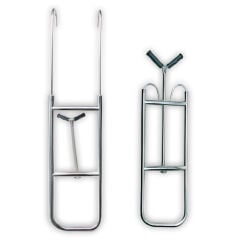 Burun Merdiveni, Paslanmaz, 3 Bas., Inox 316, 225x930Mm